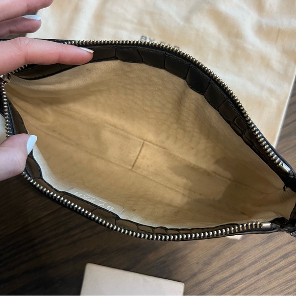 By Far Rachel Croco Embossed Leather Shoulder Bag - Picture 10 of 11